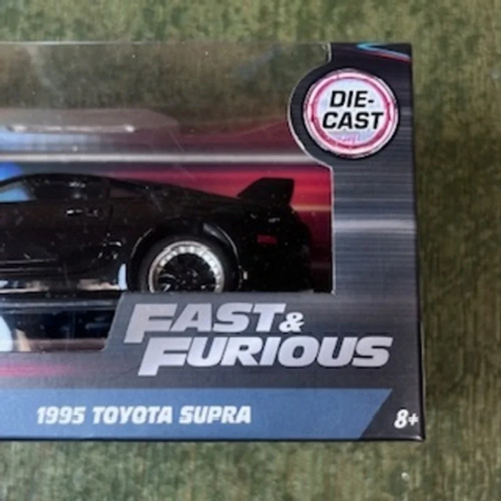Jada Toys Fast Furious 1995 Toyota Supra Diecast‎ Car Black 132 Scale 24075
